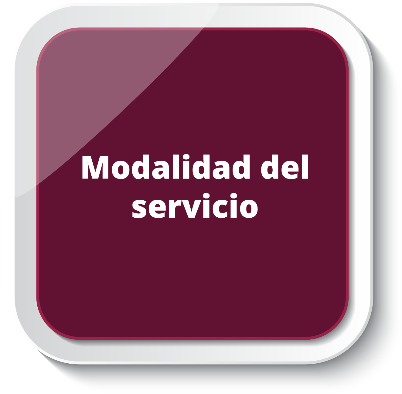 Modalidad del servicio